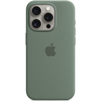 Чехол Silicone Case MagSafe & SplashScreen iPhone 15 Pro Cypress