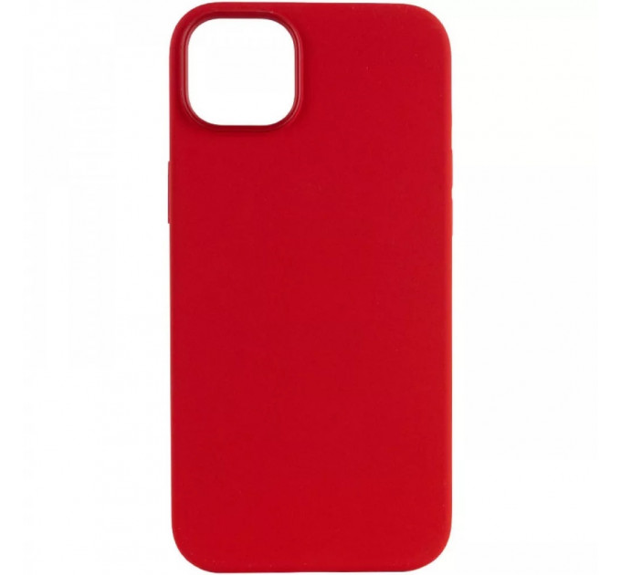 Чехол Silicone Case MagSafe Без Анимации iPhone 13 Pro Max Red