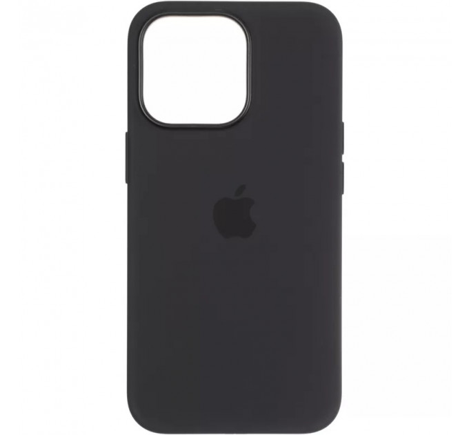 Чехол Silicone Case MagSafe & SplashScreen iPhone 12 Pro Max Black