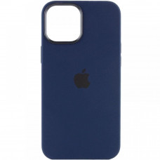 Чохол Silicone Case MagSafe та SplashScreen для iPhone 12 Pro Max Deep Navy
