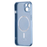 Чехол AG-Matte With MagSafe iPhone 14 Light Blue
