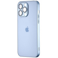 Чехол AG-Matte With MagSafe iPhone 14 Pro Max Light Blue