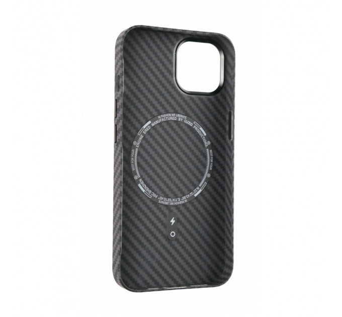 Чохол Luxo Free Air CarBon with MagSafe iPhone 13 Pro Black