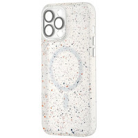 Чехол Splatter With MagSafe iPhone 12 Pro Max White
