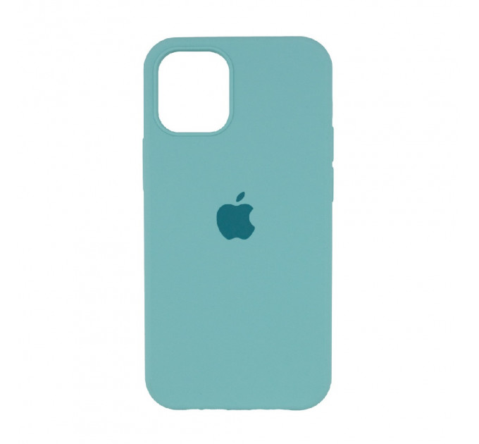 Силиконовая накладка Silicone Case Full для iPhone 13 Mini Sea Blue