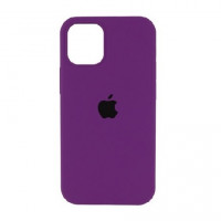 Силиконовая накладка Silicone Case Full для iPhone 13 Mini Grape