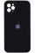 Силиконовая накладка Silicone Case Square iPhone 12 Pro Max Black