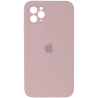 Силіконова накладка Silicone Case Square iPhone 11 Pro Max Pink Sand