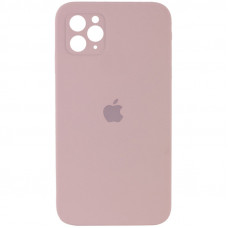 Силіконова накладка Silicone Case Square iPhone 12 Pro Max Pink Sand