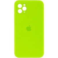 Силіконова накладка Silicone Case Square iPhone 12 Pro Max Green