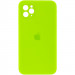 Силиконовая накладка Silicone Case Square iPhone 12 Pro Max Green