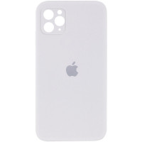 Силиконовая накладка Silicone Case Square iPhone 11 Pro Max White