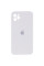 Силиконовая накладка Silicone Case Square iPhone 12 Pro Max White