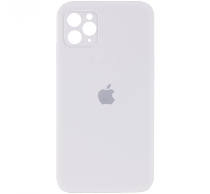Силіконова накладка Silicone Case Square iPhone 12 Pro Max White