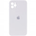 Силіконова накладка Silicone Case Square iPhone 11 Pro Max White
