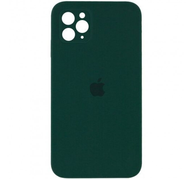 Силиконовая накладка Silicone Case для iPhone 11 Pro Max Atrovirens
