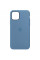 Силиконовая накладка Silicone Case для iPhone 12 Mini Azure