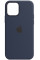 Силиконовая накладка Silicone Case 1:1 для iPhone 12 Mini Deep Navy