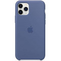 Силиконовая накладка Silicone Case 1:1 для iPhone 11 Pro Max Linen Blue