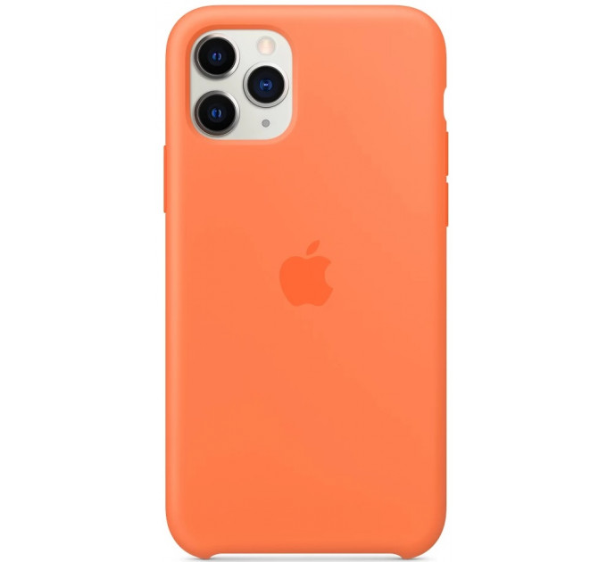 Силиконовая накладка Silicone Case 1:1 для iPhone 11 Pro Max Vitamin C