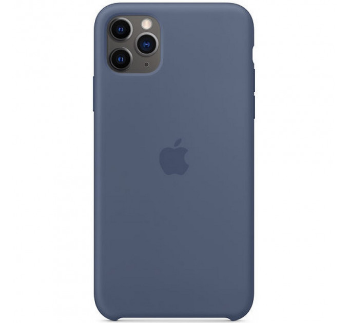 Силиконовая накладка Silicone Case 1:1 для iPhone 11 Pro Max Alaskan Blue