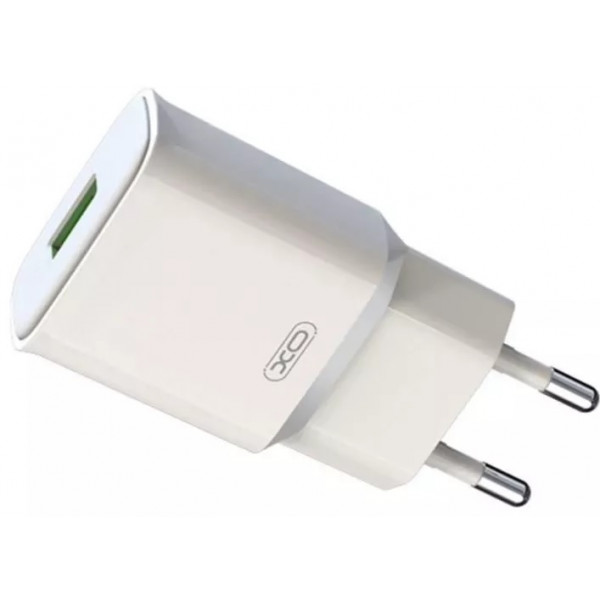 Мережевий зарядний пристрій XO L92D QC3.0 18W Micro Cable