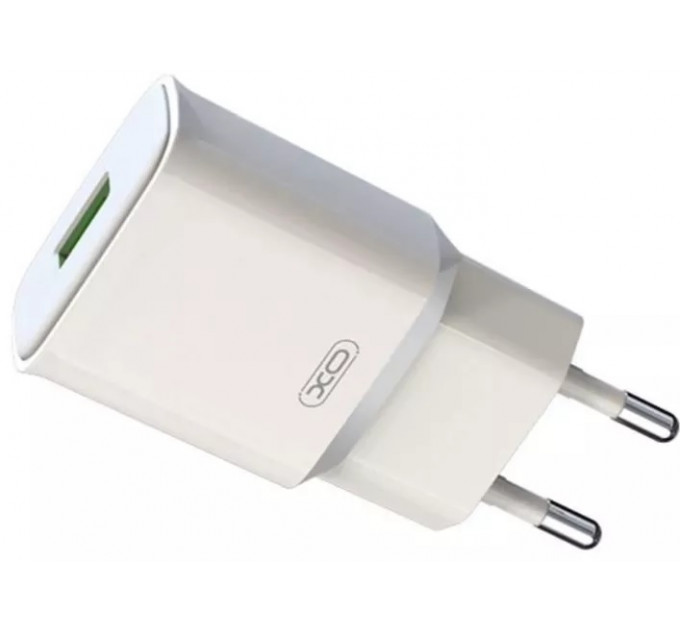 Мережевий зарядний пристрій XO L92D QC3.0 18W Lightning Cable