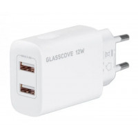 Мережевий зарядний пристрій Glasscove 2-Port USB TC-012A