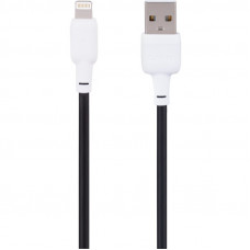 Кабель USB Gelius Full Silicon GP-UCN001L Lightning 1.2m (18W) Black/White