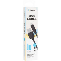 Кабель USB Gelius One GP-UC119 1m (12W) Type-C Black