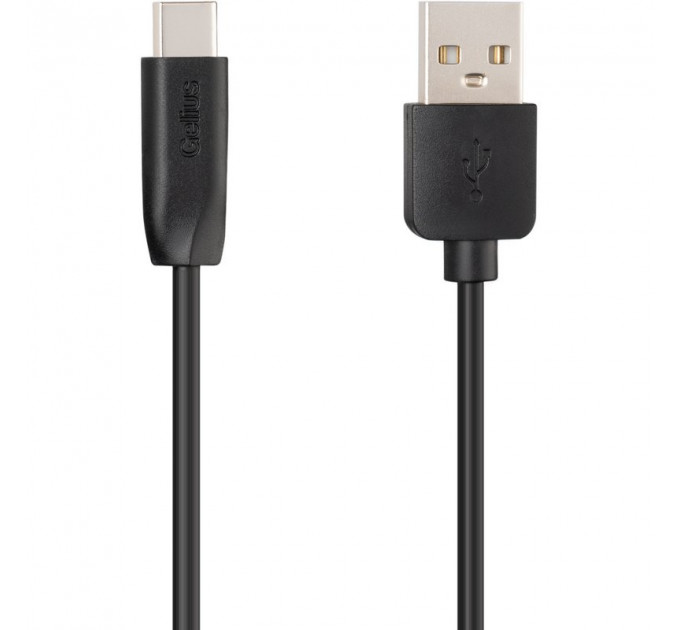 Кабель USB Gelius One GP-UC119 1m (12W) Type-C Black