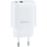 Мережевий зарядний пристрій Gelius X-Duo GP-HC014 USB+Type-C QC3.0/PD20W White