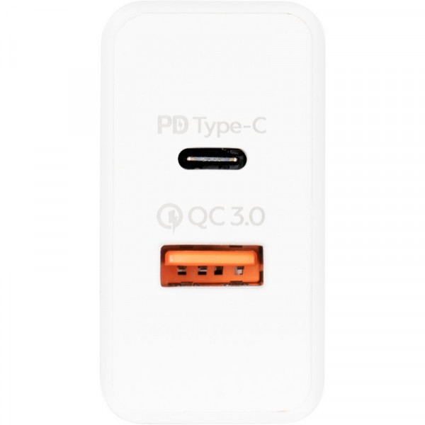 Сетевое зарядное устройство Gelius X-Duo PRO 45W GP-HC053 + кабель Type-C/Type-C White