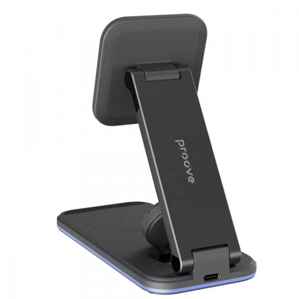Беспроводное зарядное устройство Proove Energy Fold 3 in 1 Black (WSEF15010001)