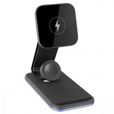 Бездротовий зарядний пристрій Proove Energy Fold 3 in 1 Black (WSEF15010001)