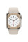 Apple Watch Series 8 GPS + Cellular 41mm Starlight Aluminum Case with Starlight Sport Band S/M (MNUX3)