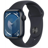 Apple Watch Series 9 GPS 41mm Midnight Aluminium with Midnight Sport Band M/L (MR8X3)
