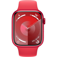 Apple Watch Series 9 GPS 41mm Red Aluminium with Red Sport Band M/L (MRXH3)