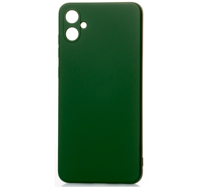 Силіконова накладка Soft Silicone Case для Samsung A05 2023 A055 Dark Green
