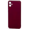 Силиконовая накладка Soft Silicone Case для Samsung A05 2023 A055 Burgundy