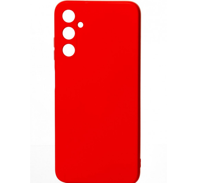 Силиконовая накладка Soft Silicone Case для Samsung A14 2023 A145 Red