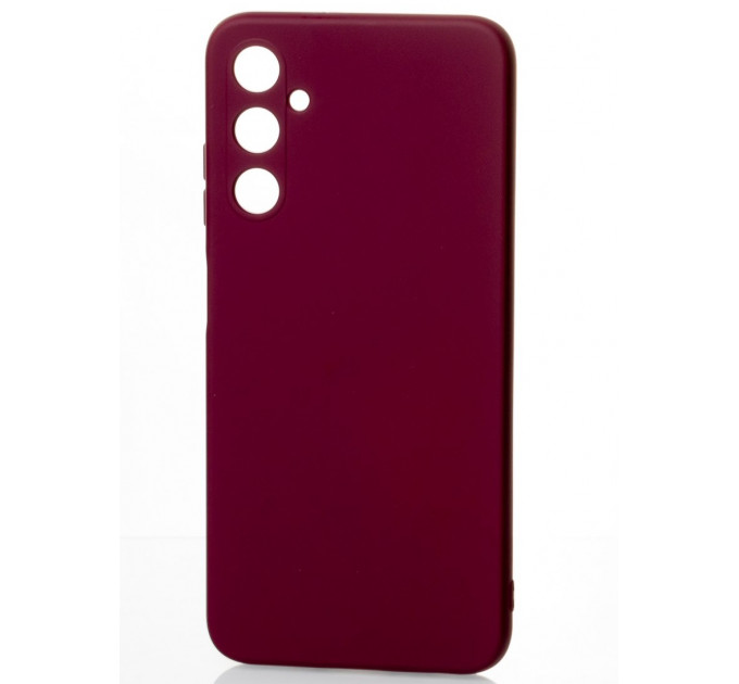 Силиконовая накладка Soft Silicone Case для Samsung A34 2023 A345 Burgundy