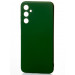 Силиконовая накладка Soft Silicone Case для Samsung A34 2023 A345 Dark Green