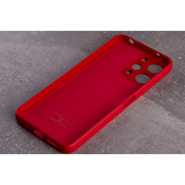 Силиконовая накладка Soft Silicone Case для Xiaomi Redmi 12 Red