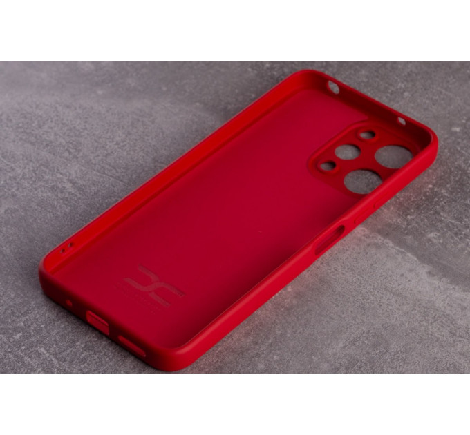 Силиконовая накладка Soft Silicone Case для Xiaomi Redmi 12 Red