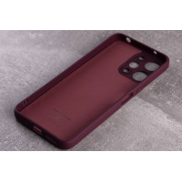 Силіконова накладка Soft Silicone Case для Xiaomi Redmi 12 Burgundy