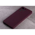 Силиконовая накладка Soft Silicone Case для Xiaomi Redmi 12 Burgundy