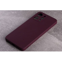 Силіконова накладка Soft Silicone Case для Xiaomi Redmi 12 Burgundy
