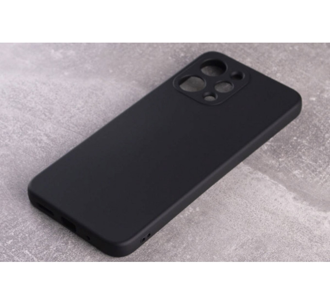 Силіконова накладка Soft Silicone Case для Xiaomi Redmi 12 Black