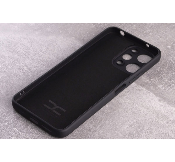 Силіконова накладка Soft Silicone Case для Xiaomi Redmi 12 Black